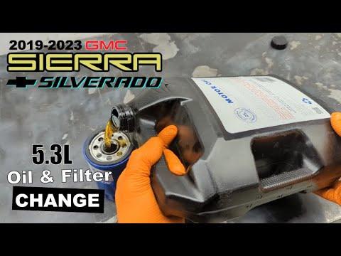 How to Change the Engine Oil and Oil Filter on a 2019 GMC Sierra 1500