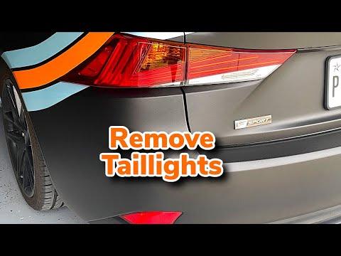 How to Replace Rear Turn Signal & Reverse Light Bulbs on a 2016 Lexus IS200t