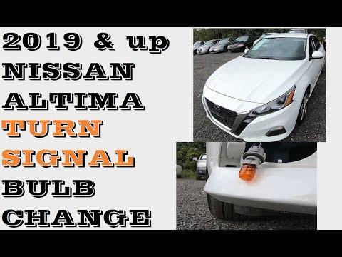 How to Replace Rear Turn Signal Bulbs on a 2019 Nissan Altima