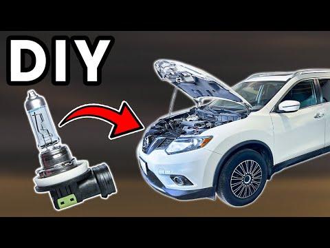 How to Replace Both Headlight Bulbs on a 2014 Nissan Rogue