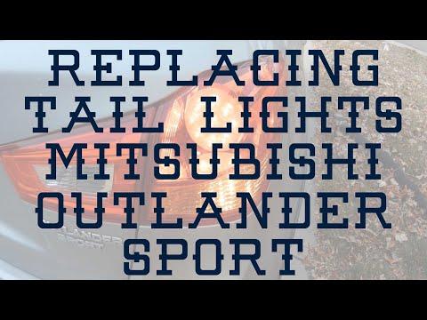 How to Replace Both Tail Light Bulbs on a 2016 Mitsubishi Outlander Sport