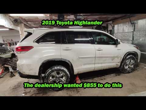 Toyota Highlander rear shock replacement