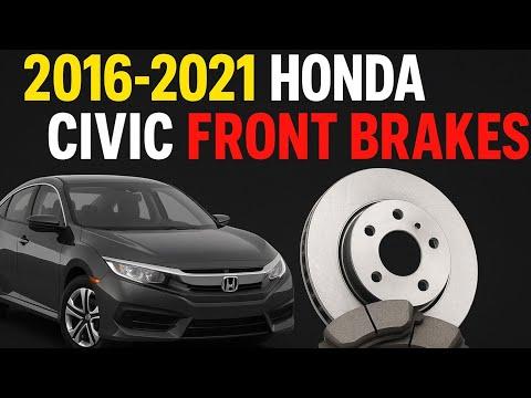 2016-2021 Honda Civic Front Brake Pad And Rotor Replacement (10th Generation)
