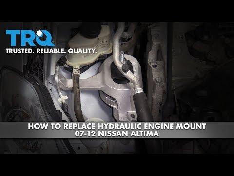 How to Replace Passenger Side Hydraulic Engine Mount 2007-12 Nissan Altima