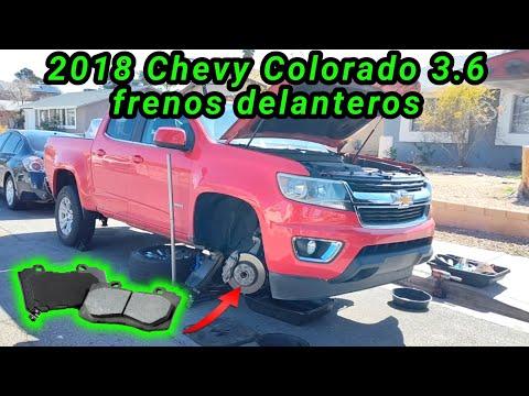 2018 Chevy Colorado 3.6 Cómo cambiar los frenos delanteros ( How to change the front brake pads )
