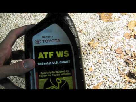 How to change transmission fluid in an 07 Toyota Tacoma V6 PreRunner (2005-2010 models)