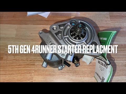 How to Replace the Starter Motor on a 2016 Toyota 4Runner (4.0L V6)