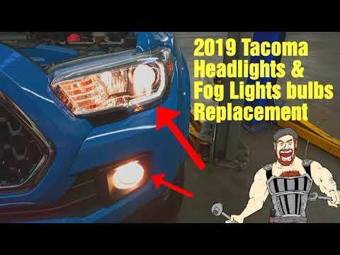 2019 - 2021 TOYOTA TACOMA Headlights Bulbs & Fog Lamp Bulbs Replacement | 2019 2020 2021