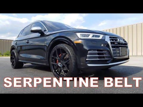 2018 Audi SQ5 serpentine belt replacement