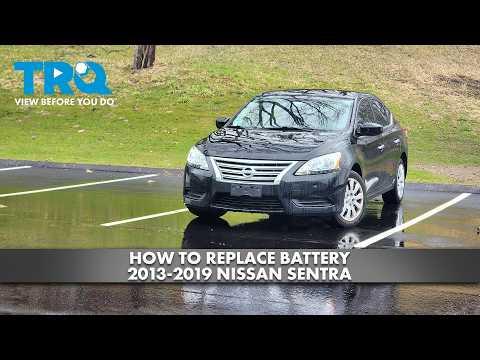 How to Replace Battery 2013-2019 Nissan Sentra