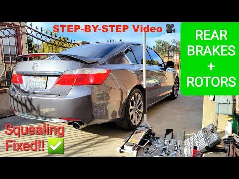 REAR Brake & Rotor Honda Accord (2013-2017) Step-by-step DETAILED