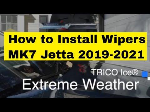 How to Install TRICO ICE Wiper blades on MK7 2019-2021 VW JETTA