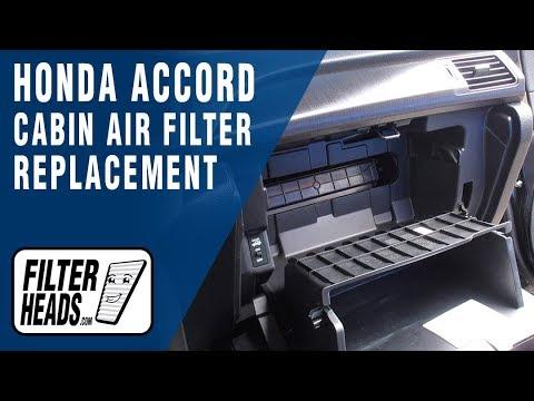 How to Replace the Cabin Air Filter on a 2013 Honda Accord