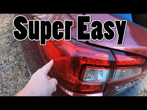 How to Replace Rear Turn Signal Bulbs on a 2019 Subaru Outback