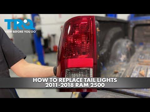 How to Replace Both Tail Light Bulbs on a 2018 Ram 3500 (Left & Right)