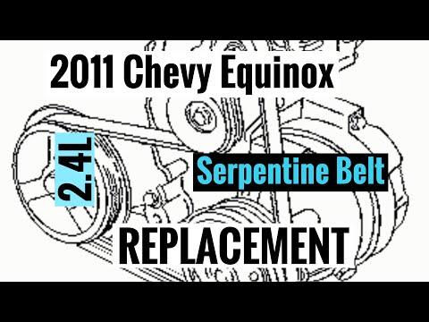 2011 Chevy Equinox 2.4L Serpentine Belt Replacement
