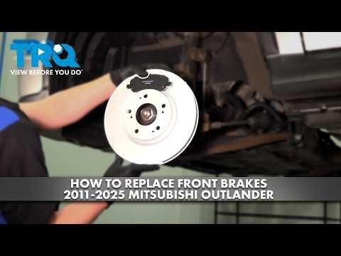 How to Replace Front Brake Pads & Rotors on a 2016 Mitsubishi Outlander