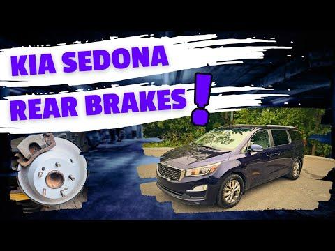 How To Replace Rear Brake Pads & Rotors | Kia Sedona 2015-2021 |
