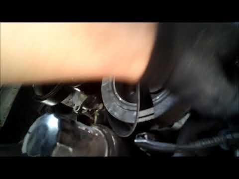 2011 NISSAN MURANO INSTALL SERPENTINE BELT
