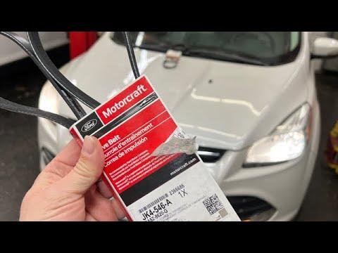 How To Replace Ford Escape Alternator and AC Belts 2013-2019