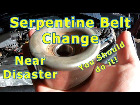How to Replace the Serpentine Belt | Toyota Landcruiser 200 Series