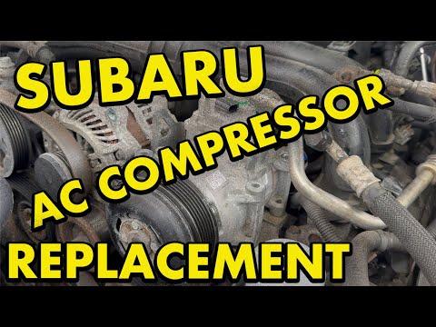 How to Replace the A/C Compressor on a 2018 Subaru BRZ (R-134a System Guide)