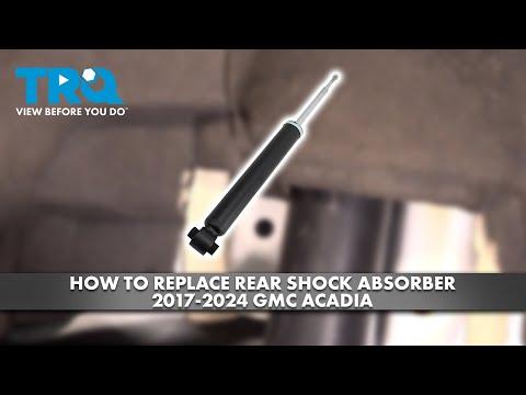 How to Replace Front Struts and Rear Shock Absorbers on a 2018 GMC Acadia