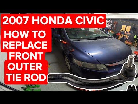 HOW TO REPLACE FRONT OUTER TIE ROD END ON A 2007 HONDA CIVIC