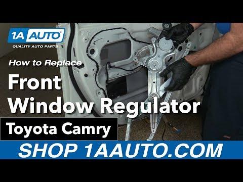 How to Replace Front Window Regulator 06-11 Toyota Camry