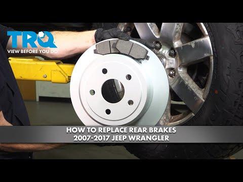 How to Replace Rear Brakes 2007-2017 Jeep Wrangler