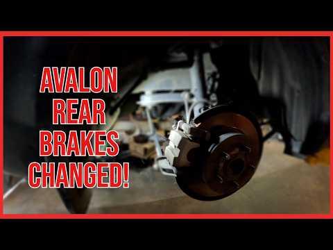 Toyota Avalon (2008-2018): Rear Brake and Rotor Replacement!