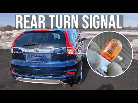 How to Replace Rear Turn Signal Bulb - Honda CR-V (2012-2016)