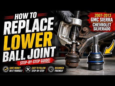 How to replace lower ball joint on 2007-2013 GMC Sierra/Chevrolet Silverado