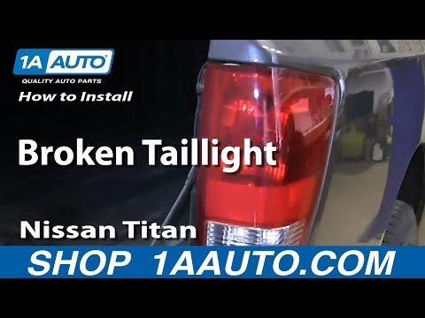 How to Replace Rear Turn Signal Bulbs on a 2018 Nissan Titan (Tail Lamp Removal)