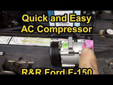 Ford F-150 Quick and Easy AC compressor replacement