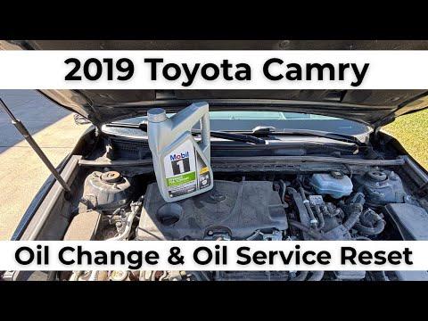 2018-2024 Toyota Camry Hybrid 2.5L Oil Change & Oil Service Reset