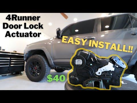 How to Replace the Front Door Lock Actuator on a 2016 Toyota Land Cruiser