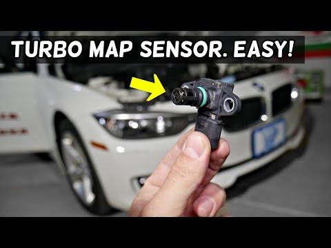 BMW TURBO MAP SENSOR LOCATION REPLACEMENT F30 F31 F34 320i 328i 330i 318i 316i 316d 318d 320d 328d 3