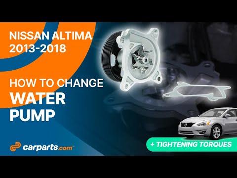 How to replace the Water Pump 2013-2018 Nissan Altima 💧