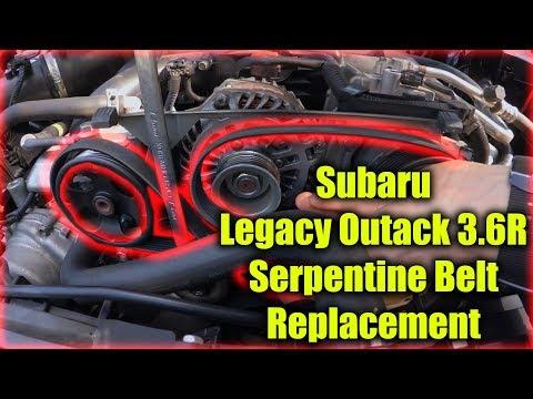 How to Replace the Serpentine Belt on a 2010-2014 Subaru Outback 3.6L (Engine: Flat 6 3.6L)