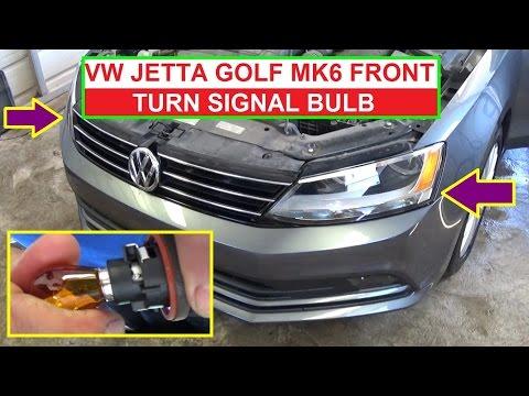 How to Replace the Front Turn Signal Bulbs on a 2016 Volkswagen Jetta