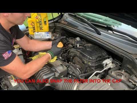 How To Change Oil in a 2014 Jeep Grand Cherokee (2011-2020) & oil life Reset