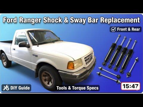 How to Replace Shock Absorbers on a 2019 Ford Ranger