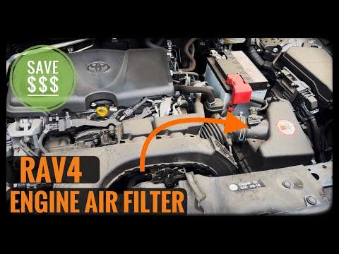 Toyota RAV4 How To Replace Engine Air Filter 2019+