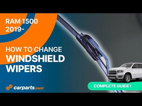 How to Replace Front Windshield Wipers on a 2011-2025 Ram 1500 (Trim: Laramie Longhorn)