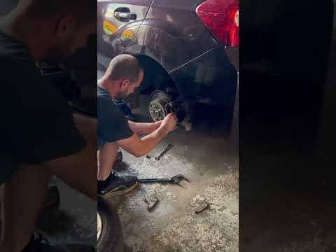2012 Subaru rear brake pad replacement