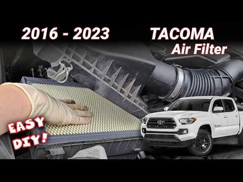 Toyota Tacoma 2016-2023 Air Filter Replacement