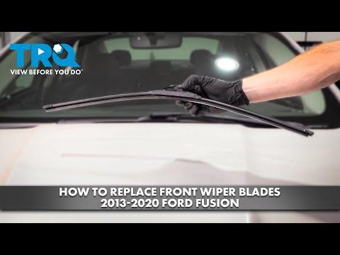 How to Replace Front Windshield Wipers on a 2013-2020 Ford Fusion