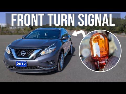 How to Replace Front Turn Signal Bulb - Nissan Murano (2015-2024)
