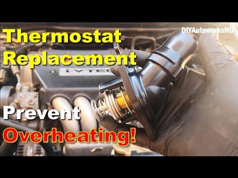 Thermostat Replacement on Honda: 2003 - 2007 Accord, Element & Odyssey (K24A 2.4L engine)